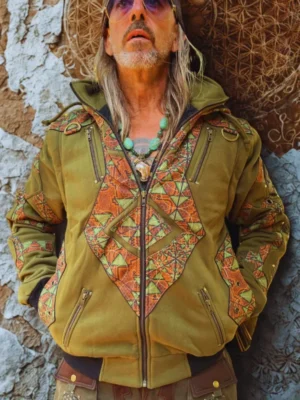 Robot jacket cotton fleece