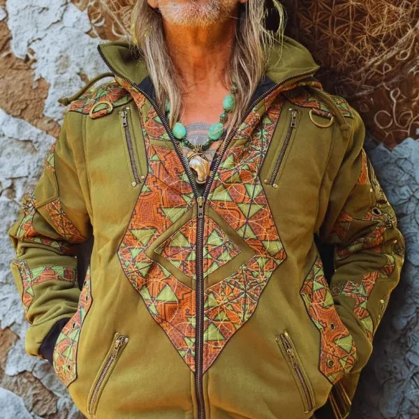 Robot jacket cotton fleece