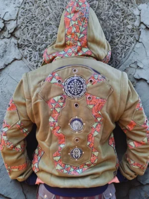 Robot jacket cotton fleece